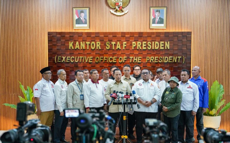 Kepala Staf Kepresidenan Terima Perwakilan Buruh, Bahas Implementasi UU Perlindungan Ketenagakerjaan